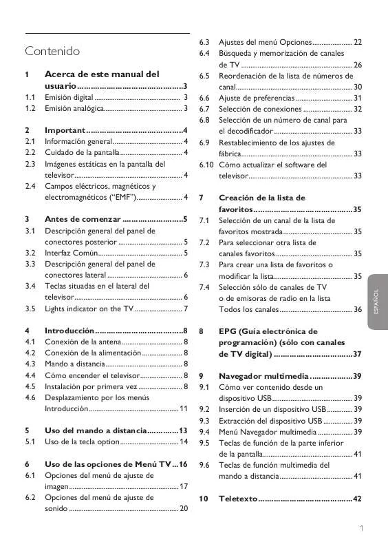 Mode d'emploi PHILIPS 32PFL7562D