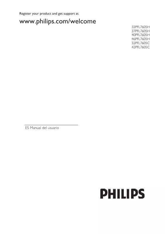 Mode d'emploi PHILIPS 32PFL7605C