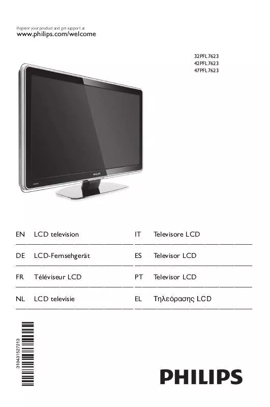 Mode d'emploi PHILIPS 32PFL7623D