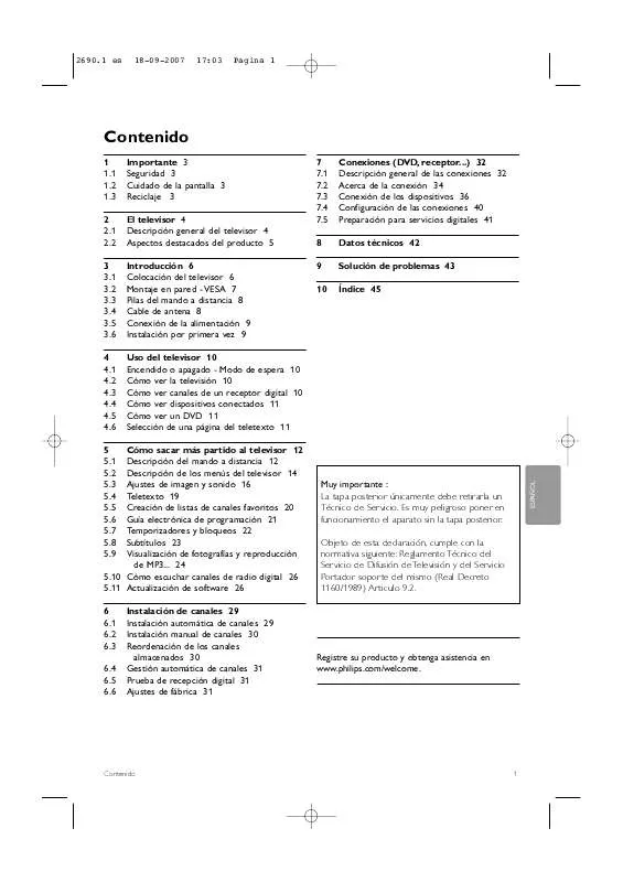 Mode d'emploi PHILIPS 32PFL7862D