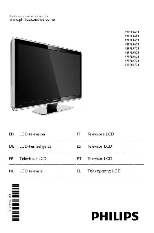 Mode d'emploi PHILIPS 32PFL9603H