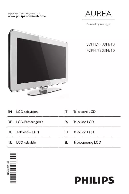 Mode d'emploi PHILIPS 37PFL9903H