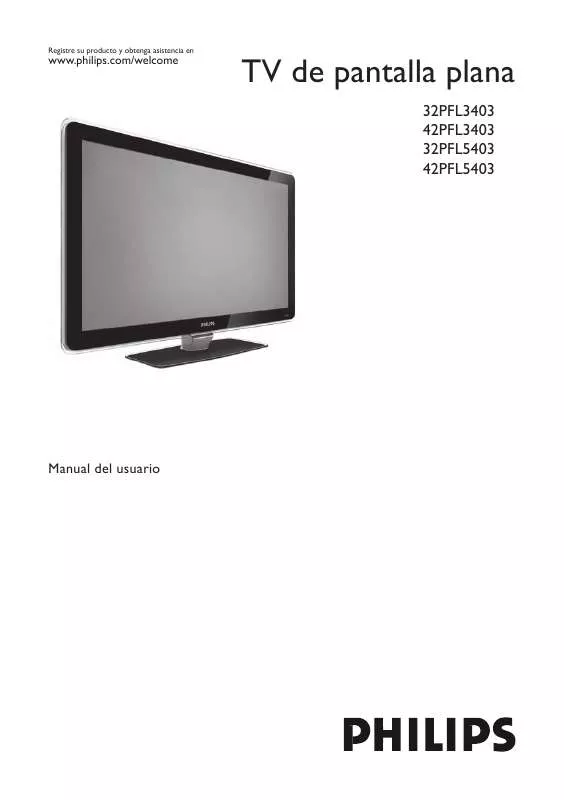 Mode d'emploi PHILIPS 42PFL5403