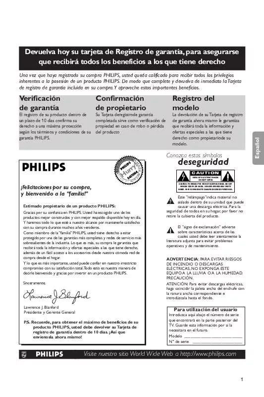 Mode d'emploi PHILIPS 50FD9955