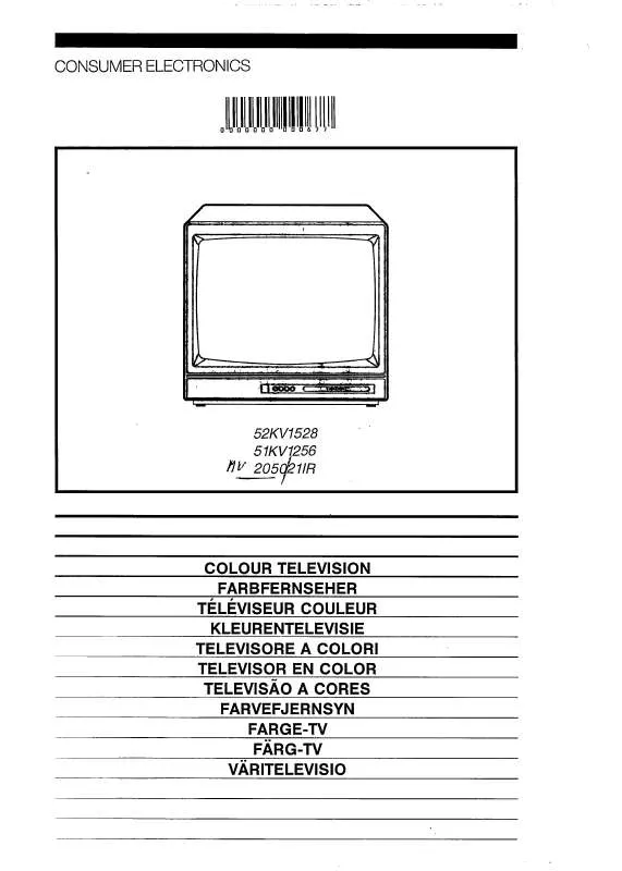 Mode d'emploi PHILIPS 51KV1256/36B