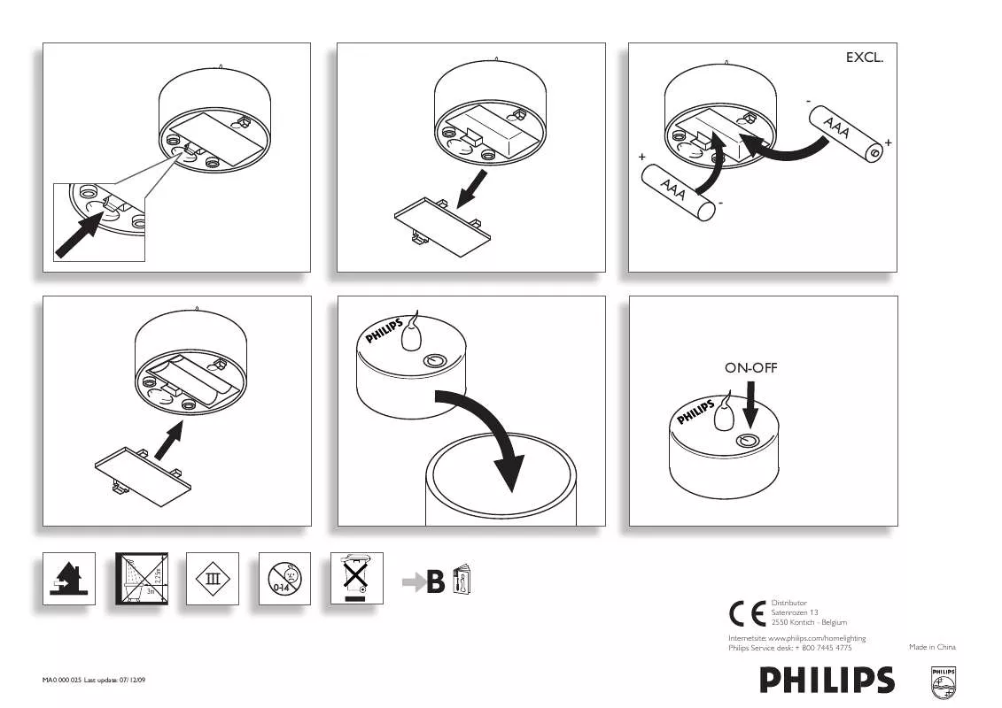 Mode d'emploi PHILIPS 69160-31-PH