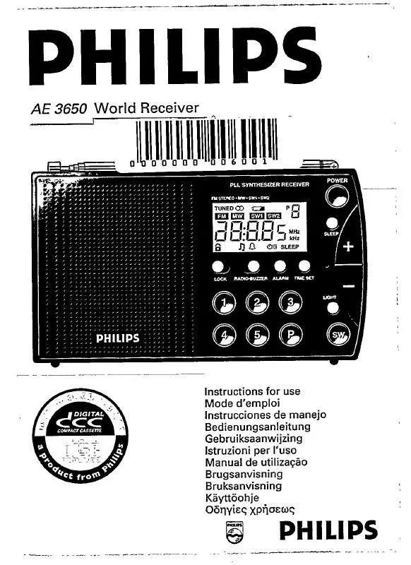 Mode d'emploi PHILIPS AE3650