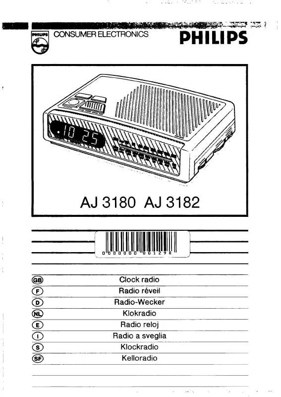 Mode d'emploi PHILIPS AJ3180