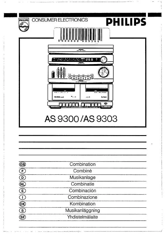 Mode d'emploi PHILIPS AS9300