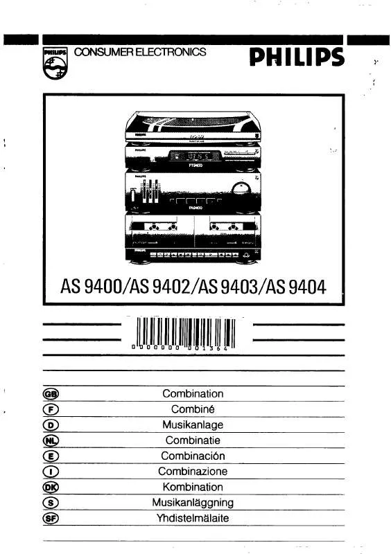 Mode d'emploi PHILIPS AS9403