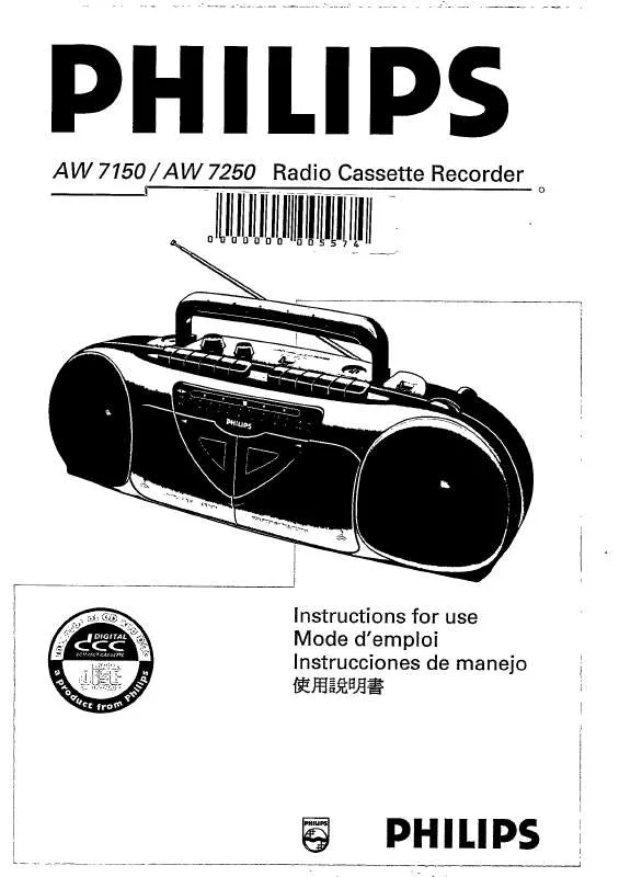 Mode d'emploi PHILIPS AW7150