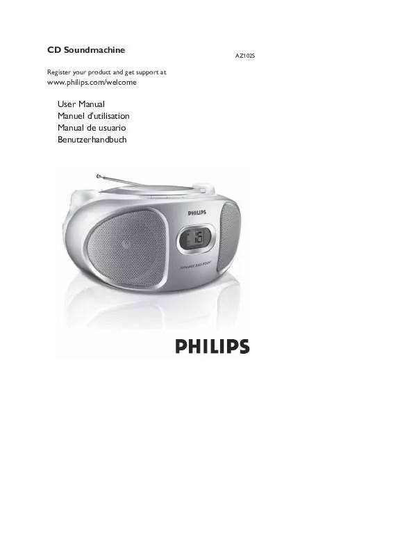 Mode d'emploi PHILIPS AZ102S