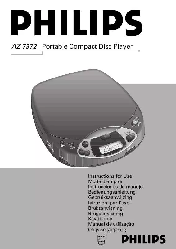 Mode d'emploi PHILIPS AZ7374