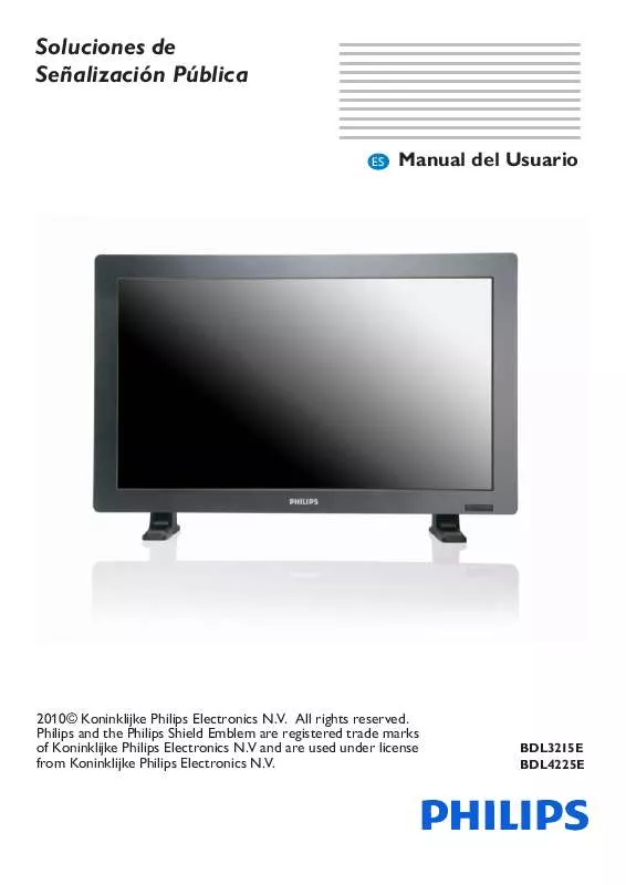 Mode d'emploi PHILIPS BDL3215E