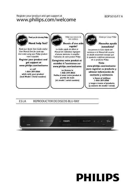 Mode d'emploi PHILIPS BDP7310