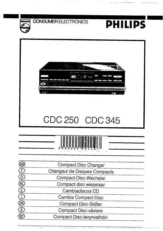 Mode d'emploi PHILIPS CDC250