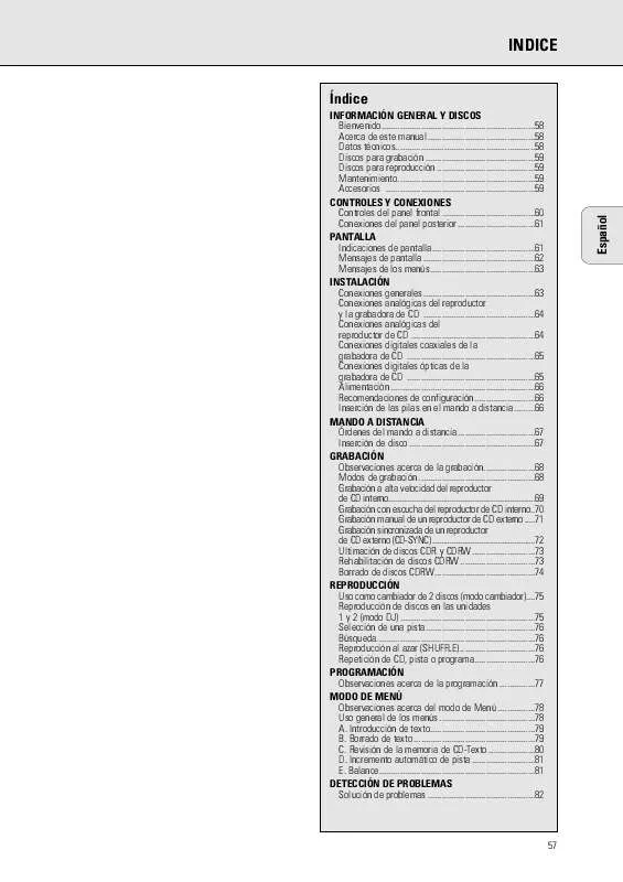 Mode d'emploi PHILIPS CDR779