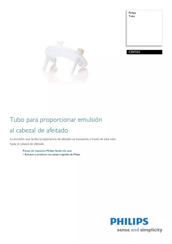 Mode d'emploi PHILIPS CRP355