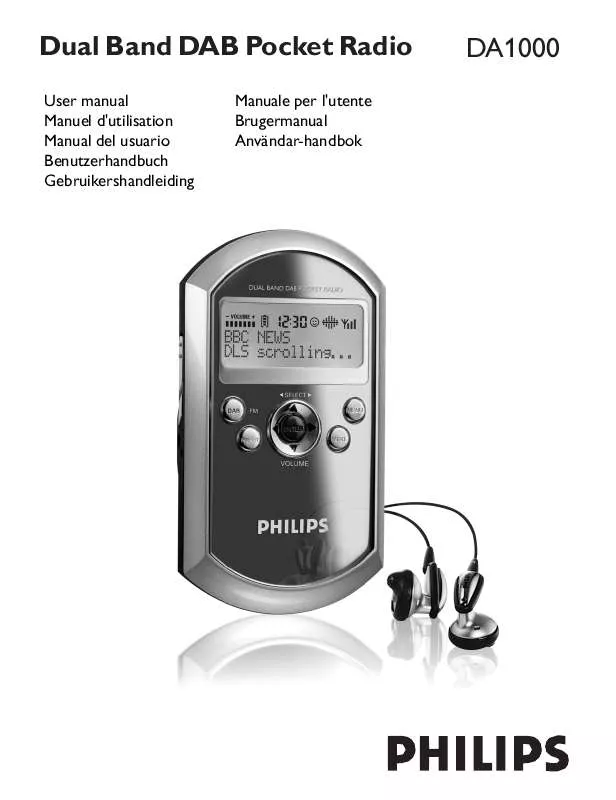 Mode d'emploi PHILIPS DA1000