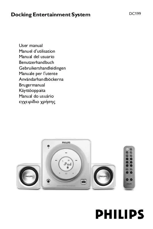 Mode d'emploi PHILIPS DC199