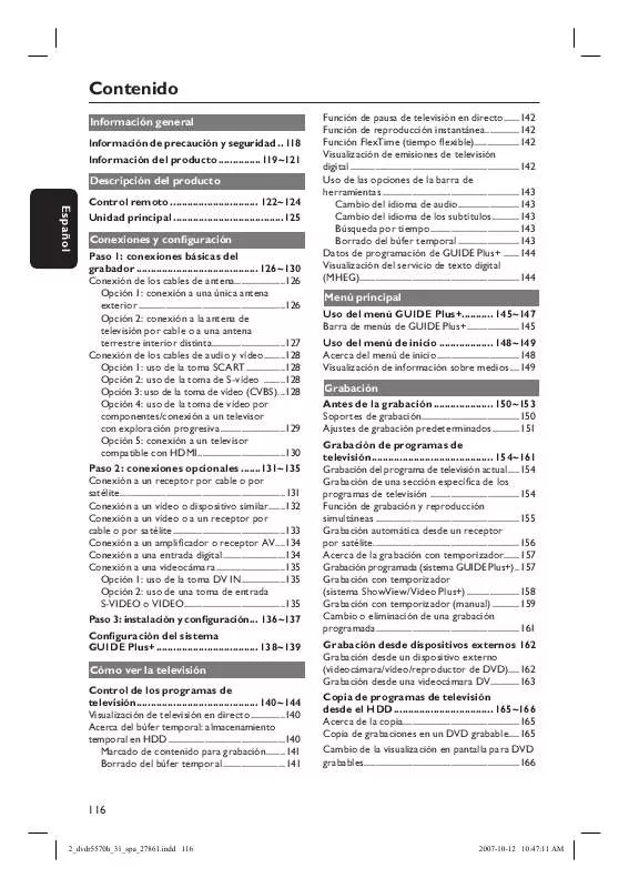 Mode d'emploi PHILIPS DVDR5570H