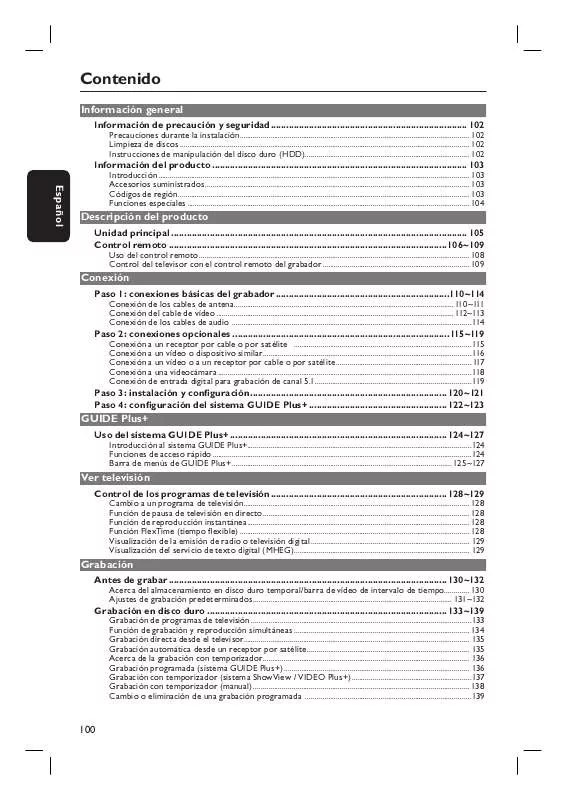 Mode d'emploi PHILIPS DVDR9000H