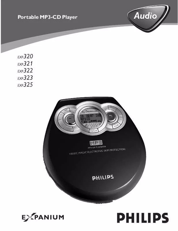 Mode d'emploi PHILIPS EXP322