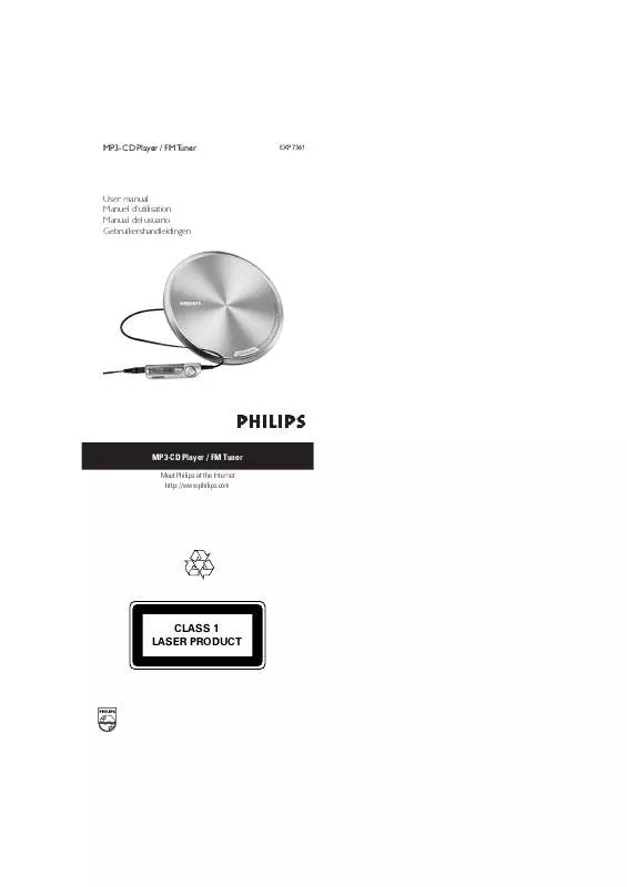 Mode d'emploi PHILIPS EXP7361