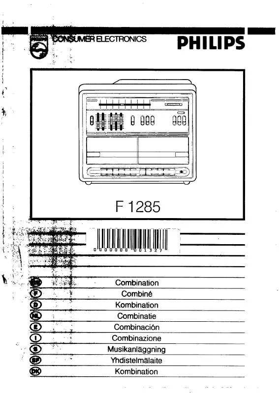 Mode d'emploi PHILIPS F1285