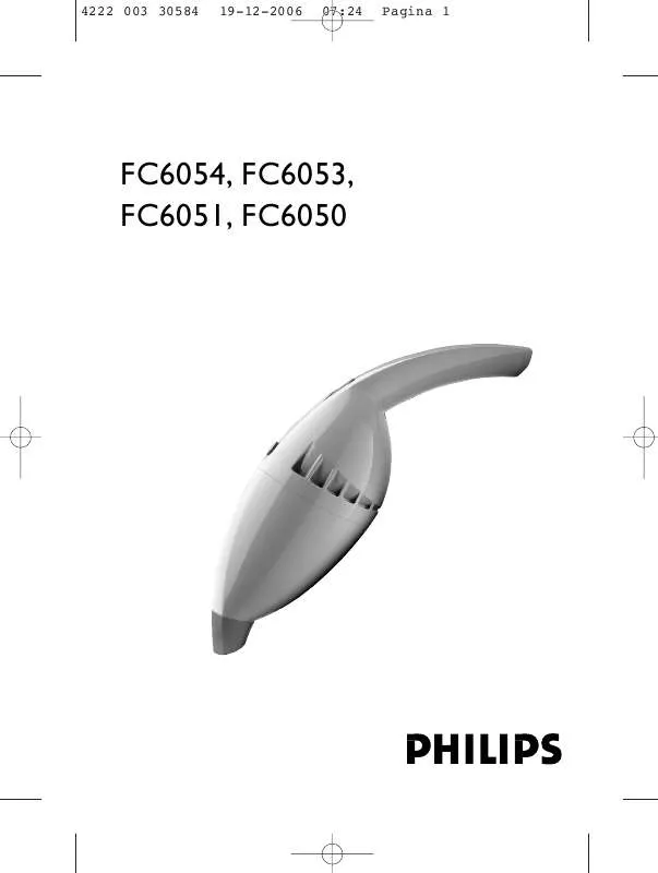 Mode d'emploi PHILIPS FC6053