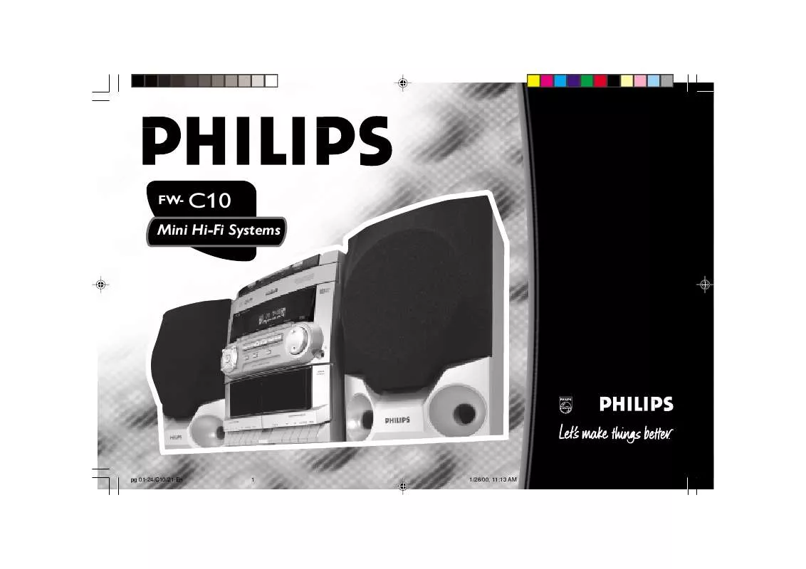 Mode d'emploi PHILIPS FW-C10