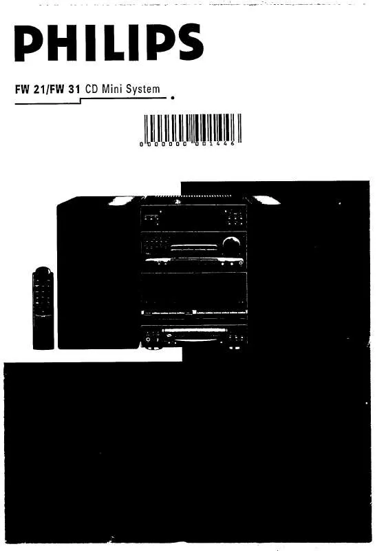 Mode d'emploi PHILIPS FW31