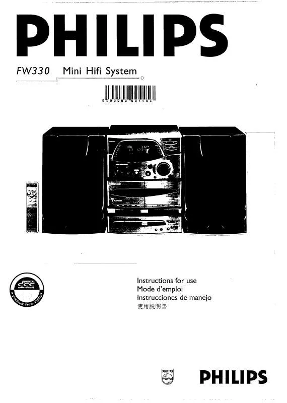 Mode d'emploi PHILIPS FW330