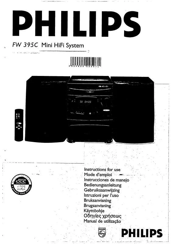 Mode d'emploi PHILIPS FW395C