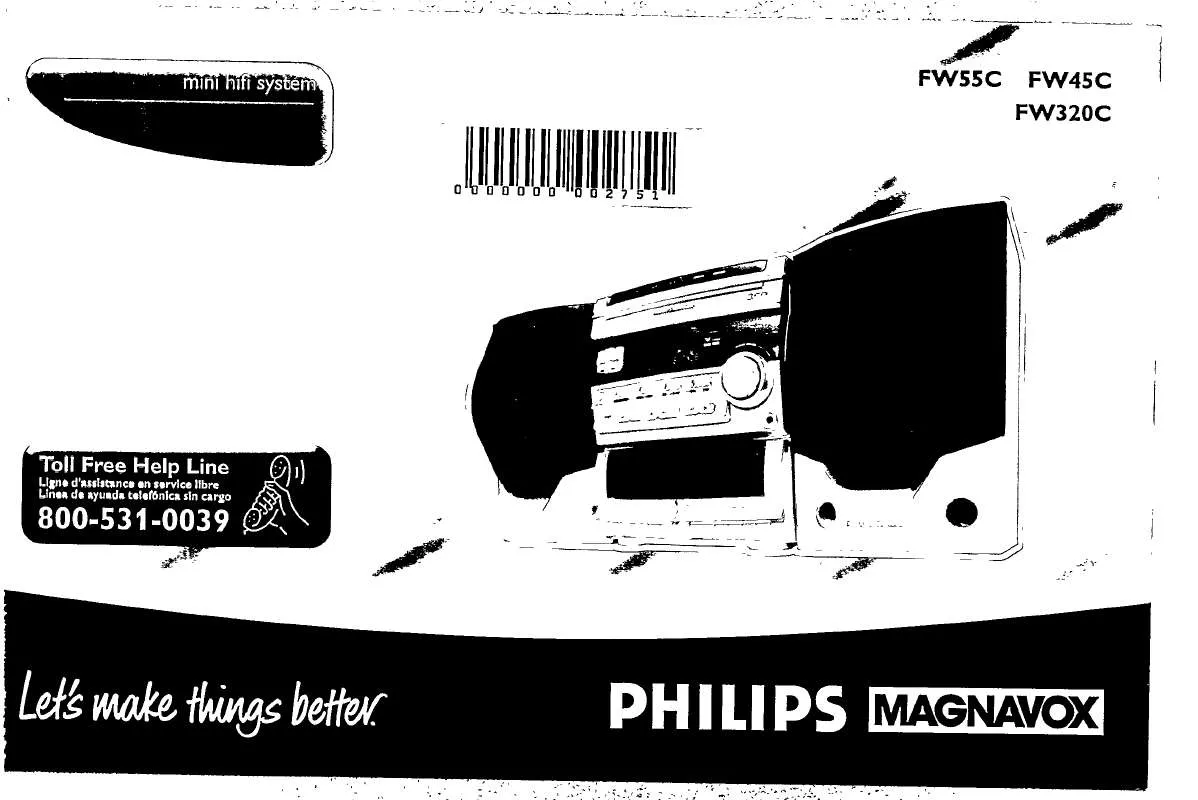 Mode d'emploi PHILIPS FW45C