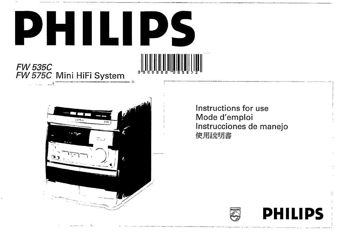 Mode d'emploi PHILIPS FW535C