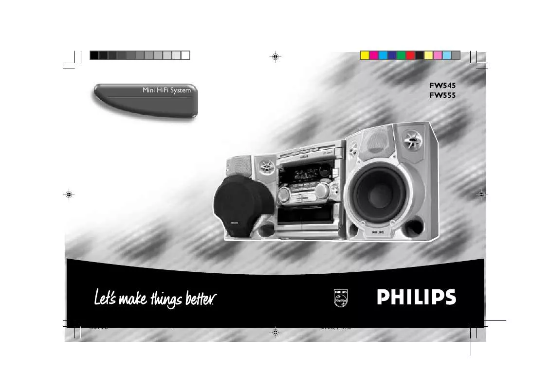 Mode d'emploi PHILIPS FW545C