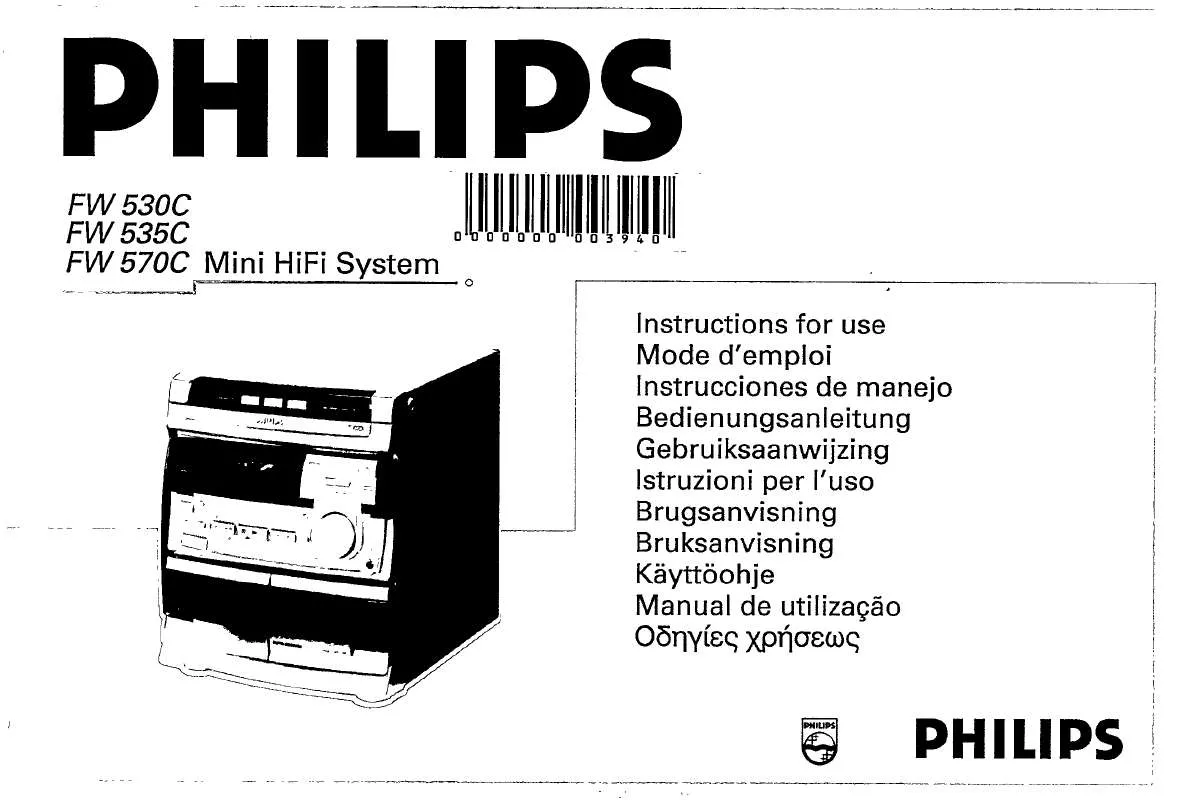 Mode d'emploi PHILIPS FW570C