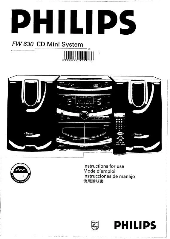 Mode d'emploi PHILIPS FW630