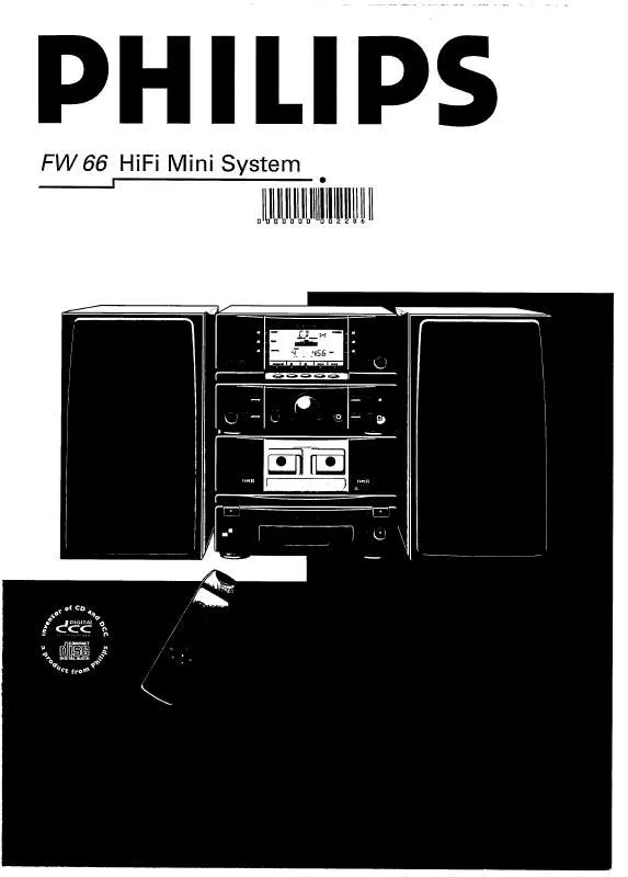 Mode d'emploi PHILIPS FW66/25B