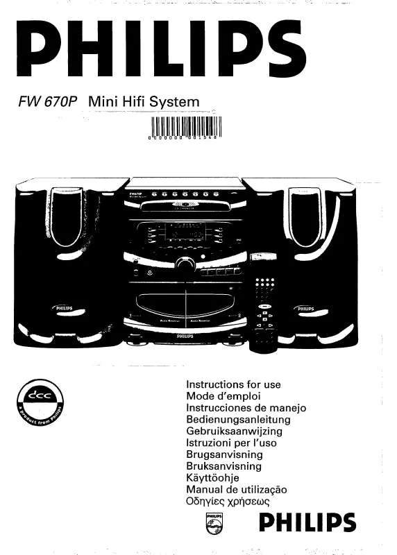 Mode d'emploi PHILIPS FW670P