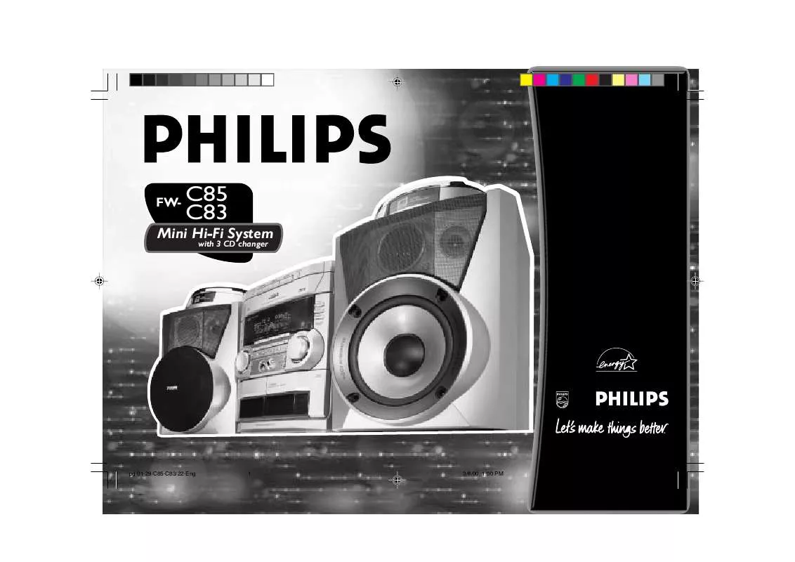 Mode d'emploi PHILIPS FWB-C85