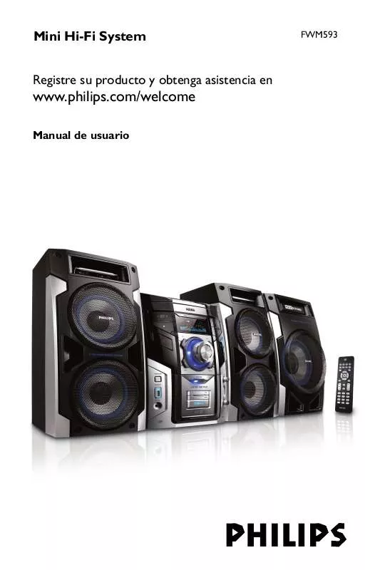 Mode d'emploi PHILIPS FWM593X