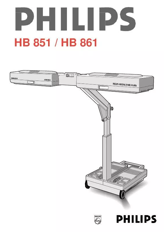 Mode d'emploi PHILIPS HB851