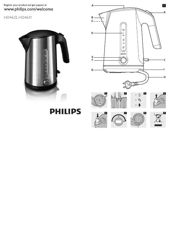 Mode d'emploi PHILIPS HD 4632