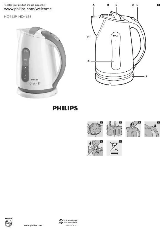 Mode d'emploi PHILIPS HD4658