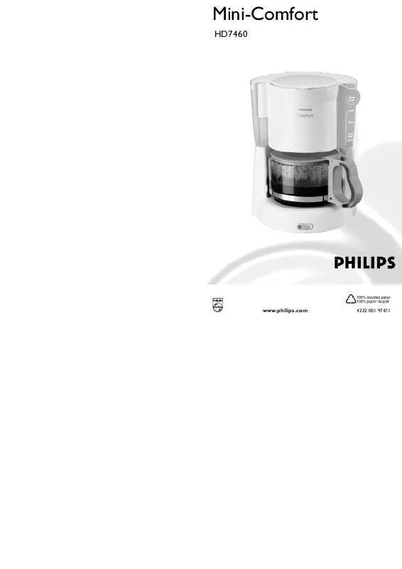 Mode d'emploi PHILIPS HD7460