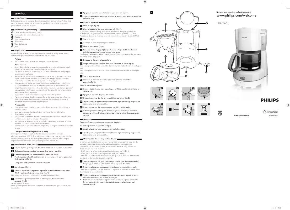 Mode d'emploi PHILIPS HD7980