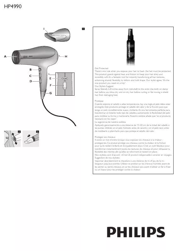 Mode d'emploi PHILIPS HP-4990