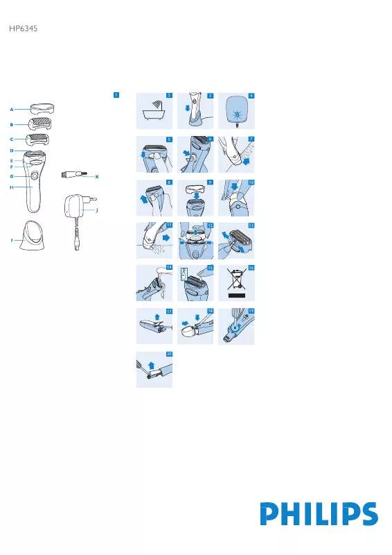 Mode d'emploi PHILIPS HP6345